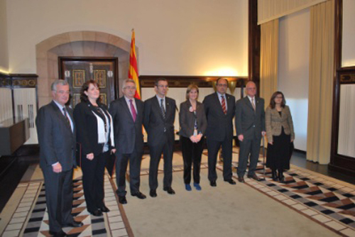 Els Síndics de Catalunya al Parlament.