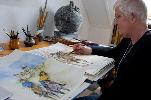 Yvonne Brill és una popular escriptora holandesa de literatura infantil.