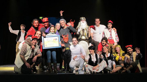 Darrera representació d''Els pastorets dels Showboys', ahir a La Gorga.