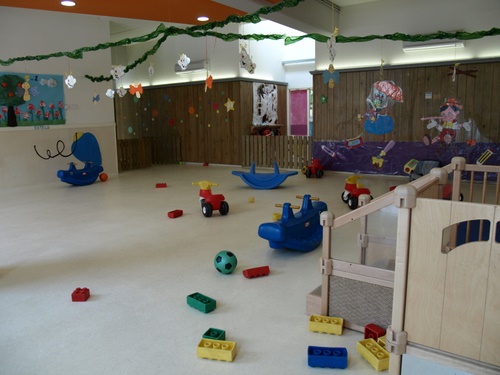 Un dels espais de la llar d'infants municipal 'L'estel de Mossèn Gumersind'.