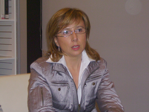 L'alcaldessa de Palamós, Teresa Ferrés.