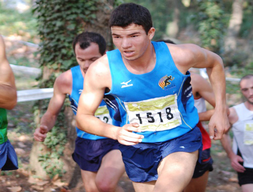 Adel Mechaal, en la cursa del Campionat de Catalunya.
