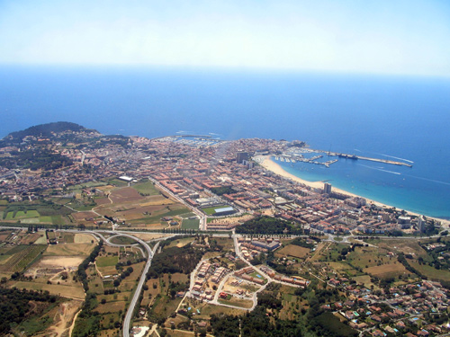 Vista aèria del municipi de Palamós. (Foto: Joan Carol).