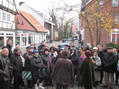 Imatge de la darrera visita de palamosins a Rheda-Wiedenbrück, el passat desembre.