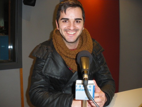 David Trujillos, ahir als estudis de Ràdio Palamós.