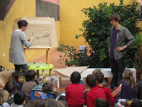 Jordi i Cristina Losantos, els 'pares' del llibre 'Tots els colors del camaleó'.
