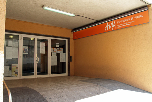 L'Aula d'Aprenentatge del carrer de Salvador Albert i Pey.
