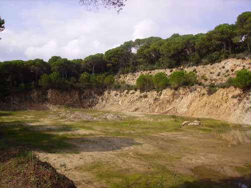 El 'forat' de la zona del càmping King's.