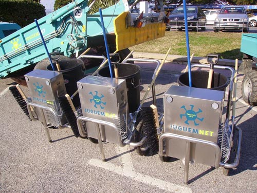 Material de la neteja municipal de Palamós.