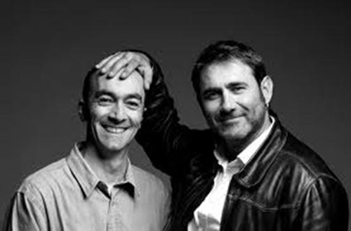 Els dos actors protagonistes de '30-40 Livingstone'.