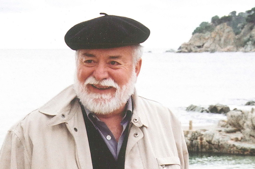 L'artista Rodolfo Candelaria.