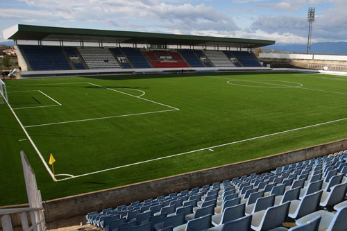 El Palamós CF no ha guanyat mai a l'estadi de Vilatenim.