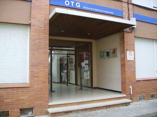 Oficina de Treball de la Generalitat a Palamós.