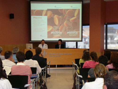 Una instantània de la jornada formativa sobre tutors i residents.