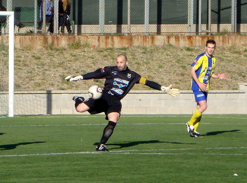 Bayona va mantenir la porteria a zero per sisè partit consecutiu. Foto: Sergi Cortés