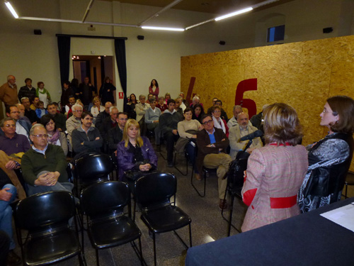 Acte de presentació del nou espai a les entitats, divendres passat. (Foto: Josep Lois).