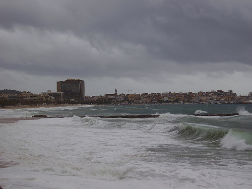 S'anuncia temporal de mar per a les pròximes hores. (Foto: Núria Lonal).