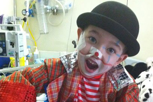 En Richi, en una de les seves estades a l'hospital.