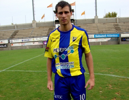 Jaume Duran, jugador del Palamós CF.