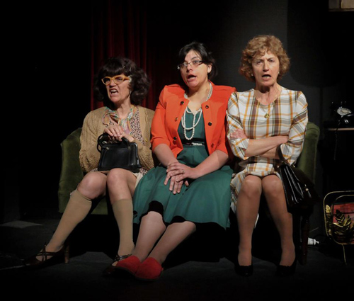 Tres de les actrius de 'Les cunyades'.