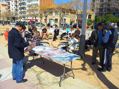 Acte de la PAH a Palamós, fa dues setmanes.