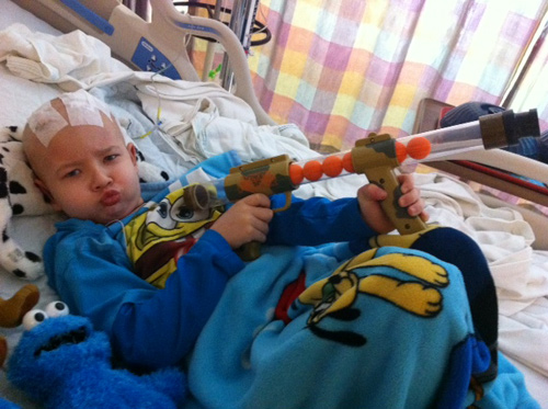 En Richi, ahir a l'hospital de Boston.