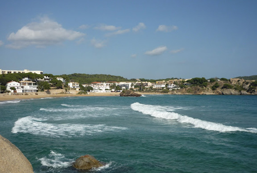 Mar de fons, ahir a La Fosca. (Foto: tempspalamos.blogspot).