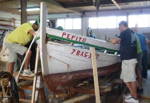 Taller de restauració d'embarcacions de fusta, a partir de demà a Palamós.