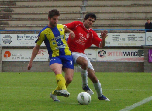Francesc Guitart, autor del gol de la jornada.
