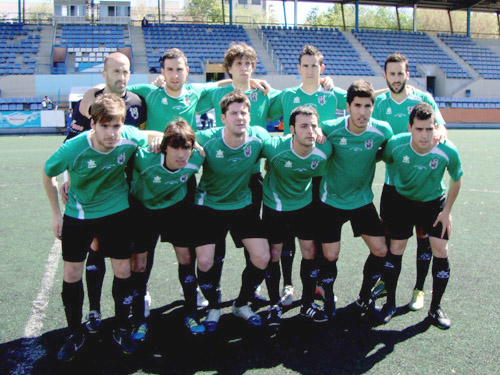 Equip del Palamós en el partit davant la Gramanet B. Foto: Sergi Cortés.