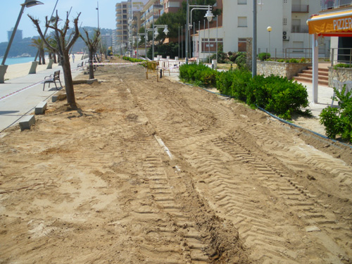 El passeig de Sant Antoni estarà en obres fins a Sant Joan.
