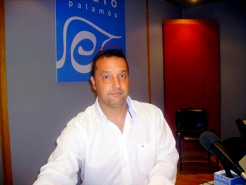 Robi, entrenador de la FE Palamós.