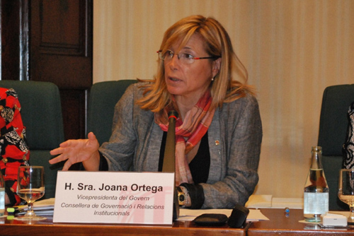 Joana Ortega, vicepresidenta de la Generalitat.