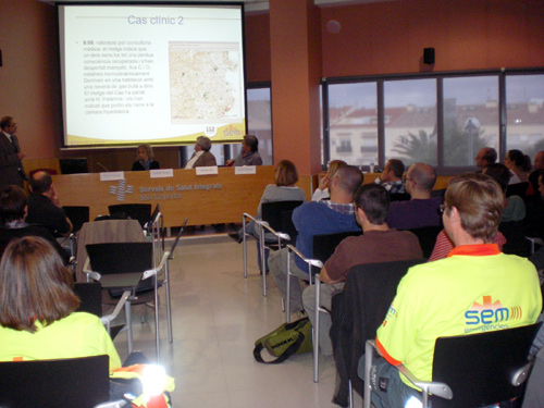 Jornades del Servei d'Emergències Mèdiques a Palamós, en una imatge d'arxiu.