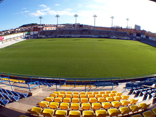El Nou Estadi Municipal, escenari del Palamós CF-San Lorenzo d'aquest diumenge.