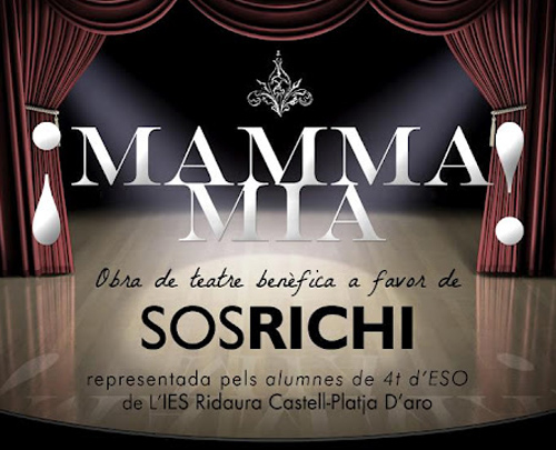 Els alumnes de l'IES Ridaura representen 'Mamma mia!' a benefici de Sosrichi.