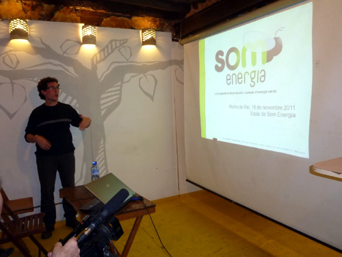 'Som energia' és una cooperativa d'energia verda.