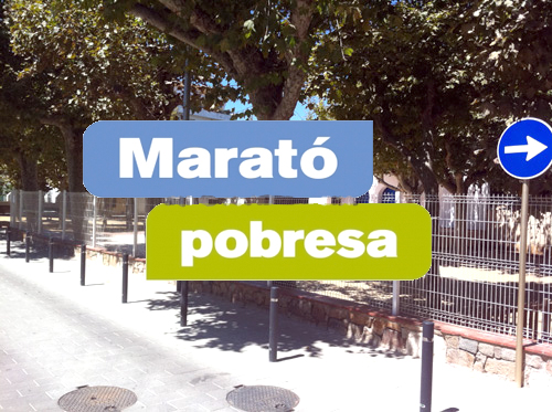 el recinte de l'Arbreda acullirà aquesta marató per la pobresa