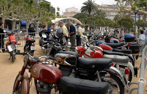 Concentració de motos antigues