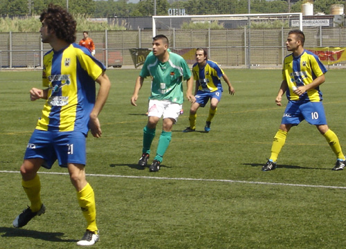 Imatge del partit Montcada-Palamós CF. (Foto: Sergi Cortés).