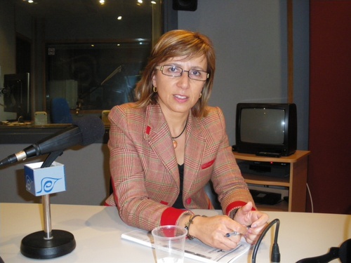 L'alcaldessa de Palamós, Teresa Ferrés.