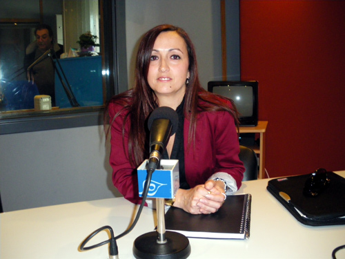 Glòria Prim, regidora de CiU a l'Ajuntament de Palamós.