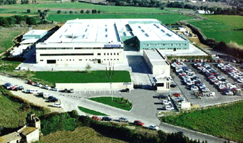 La fàbrica que Hutchinson Palamós té al paratge de La Pietat.