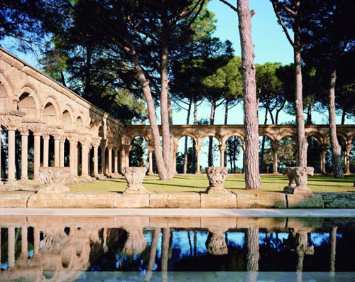 El claustre de la finca del Mas Vent (Foto: Vincent Leroux, publicada avui a El País)