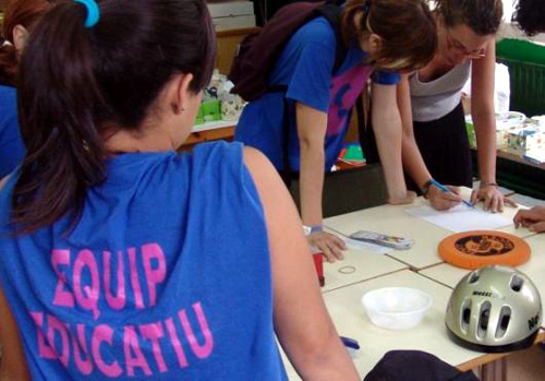 Equip educatiu de 'Tot Oci', l'empresa que s'ocuparà del casal d'estiu.