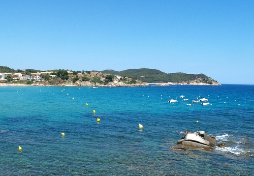 Abalisament al litoral de Palamós.