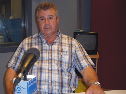 El president del Palamós CF, Miquel Aguilar.