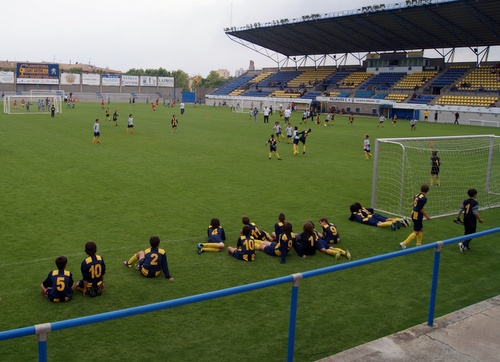 Equips de base de la Fundació Esportiva Palamós, en una imatge d'arxiu.