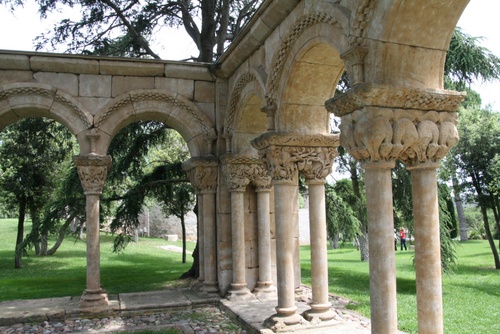 El claustre del Mas del Vent de Palamós.