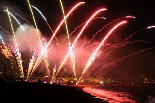 Els focs artificials seran l'epíleg de la Festa Major, dimarts vinent. (Foto: Josep Lois).